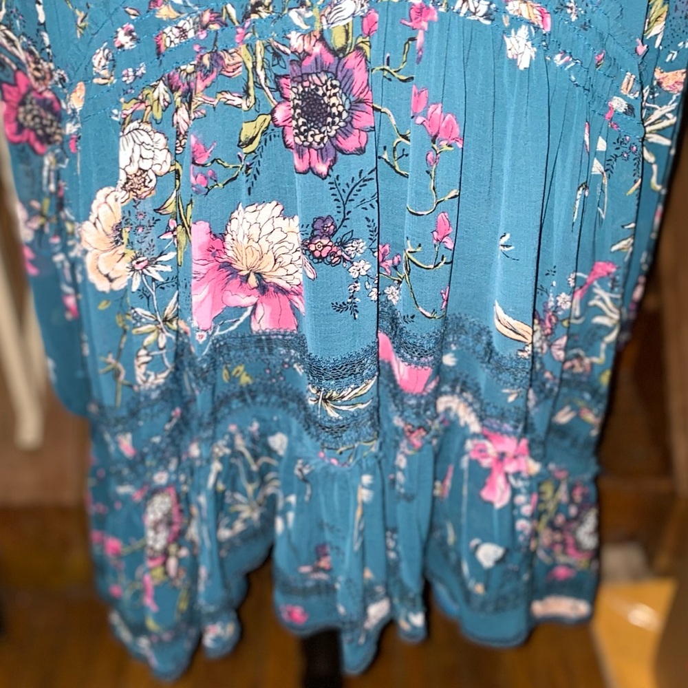 Free people NWT cherry blossom mini dress Large - Picture 5 of 10